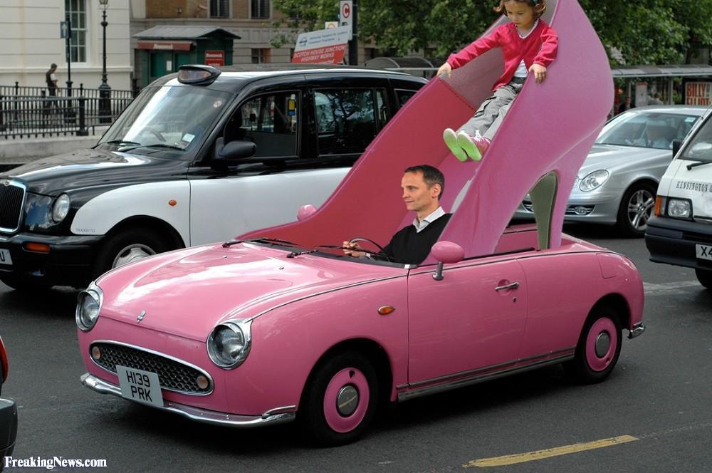 Pink Stilleto Shoe Car Fanphobia Celebrities Database
