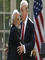 Trump Hug Narendra Modi